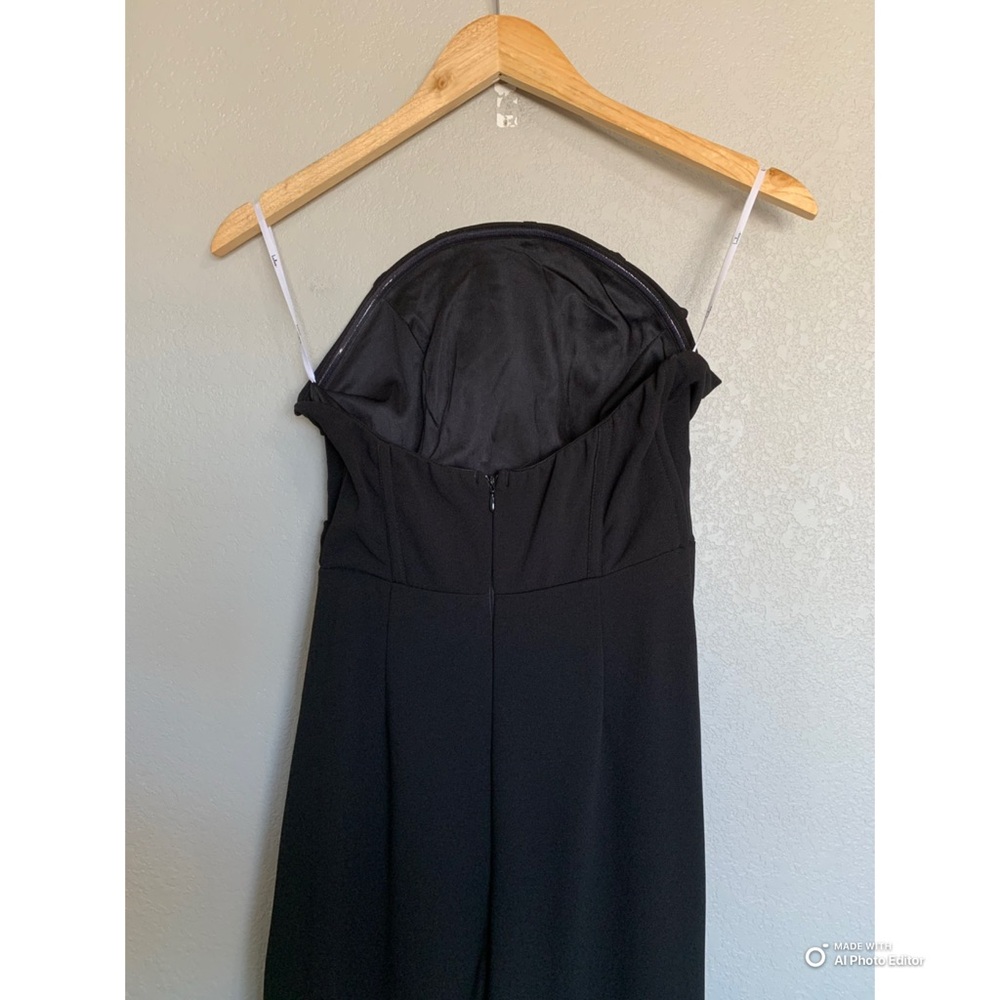 Lulus Small Laney Black Strapless Corset Maxi Dress NWT Formal Evening Dress - Picture 9 of 17